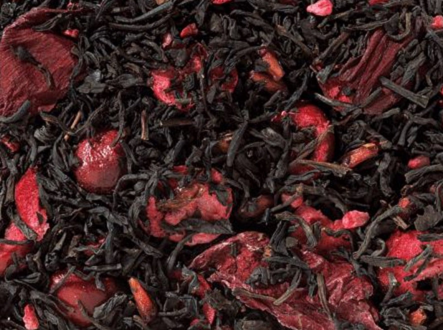 Thé noir à la grenade et aux canneberges