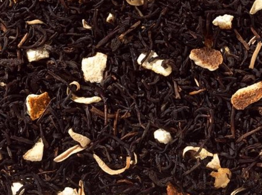 Thé noir décaféiné à l'orange