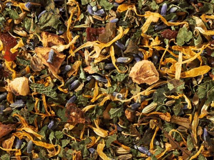 Mélange de tisane à la lavande