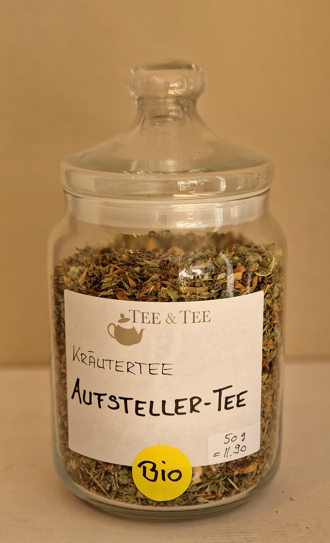 Hausmischung:  Aufsteller-Tee BIO