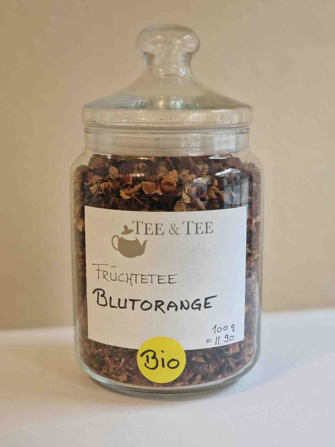Thé aux fruits d'orange sanguine biologique