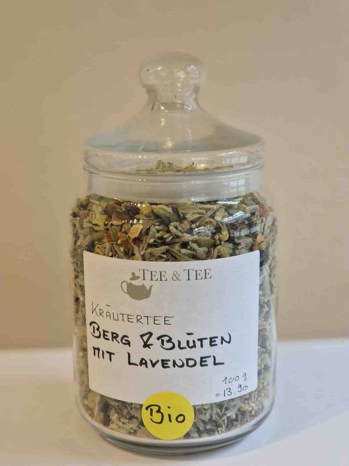 Kräutertee Bergblüten mit Lavendel BIO