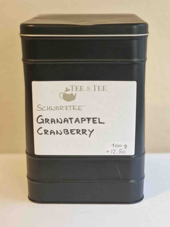 Schwarztee Granatapfel Cranberry