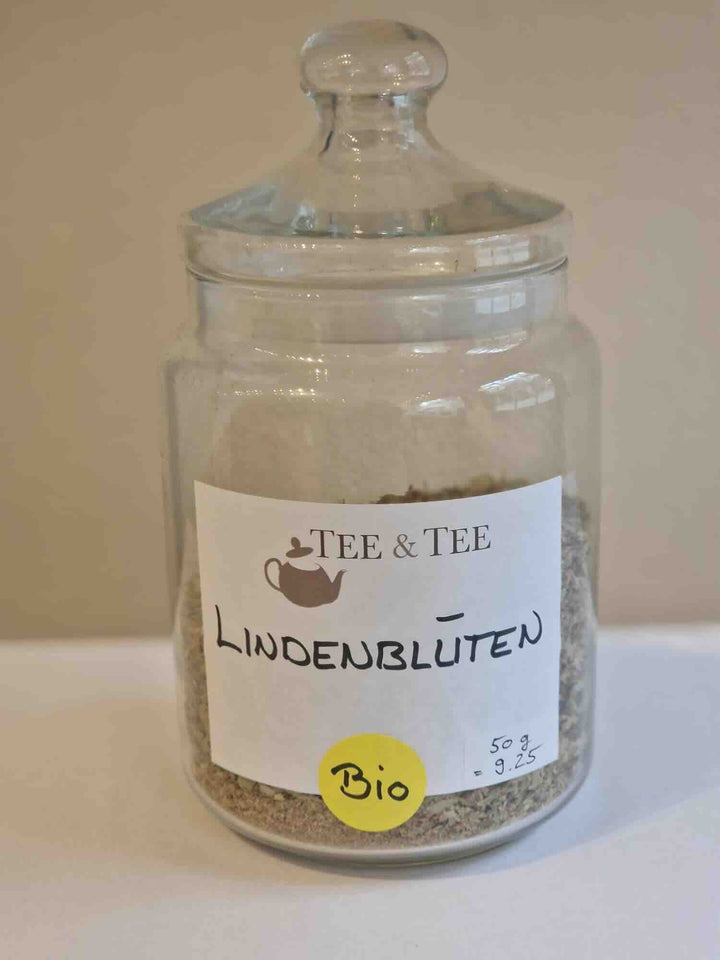 Loose herbs linden blossoms cut organic