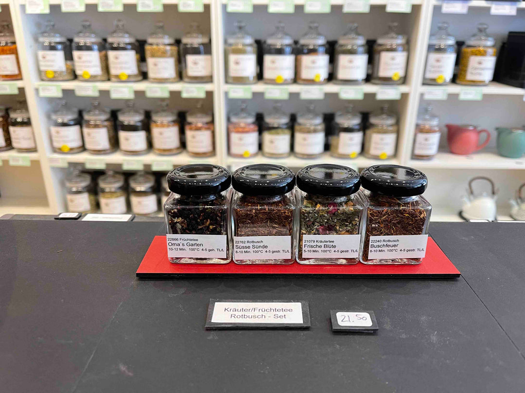Geschenk-Set Rotbusch/Kräutertee/Früchtetee