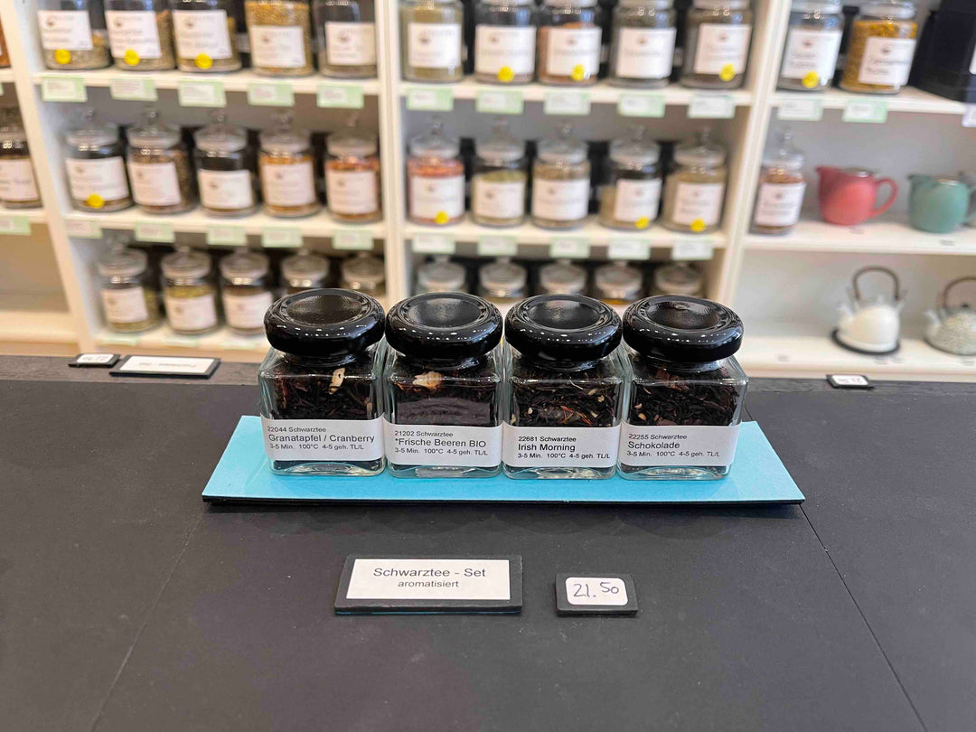 Geschenk-Set Schwarztee aromatisiert