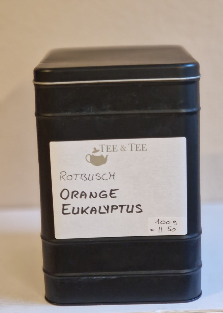 Rotbusch Eukalyptus und Orange