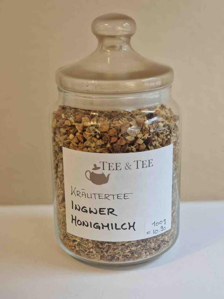Kräutertee Ingwer Honigmilch