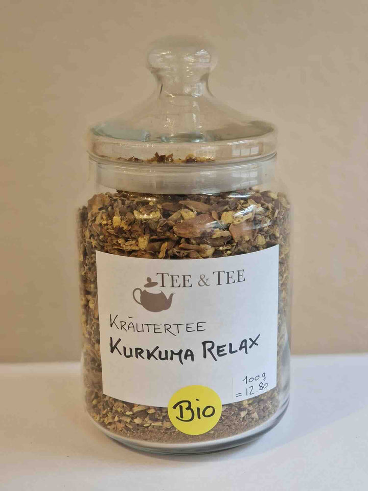 Tisane relaxante au curcuma bio