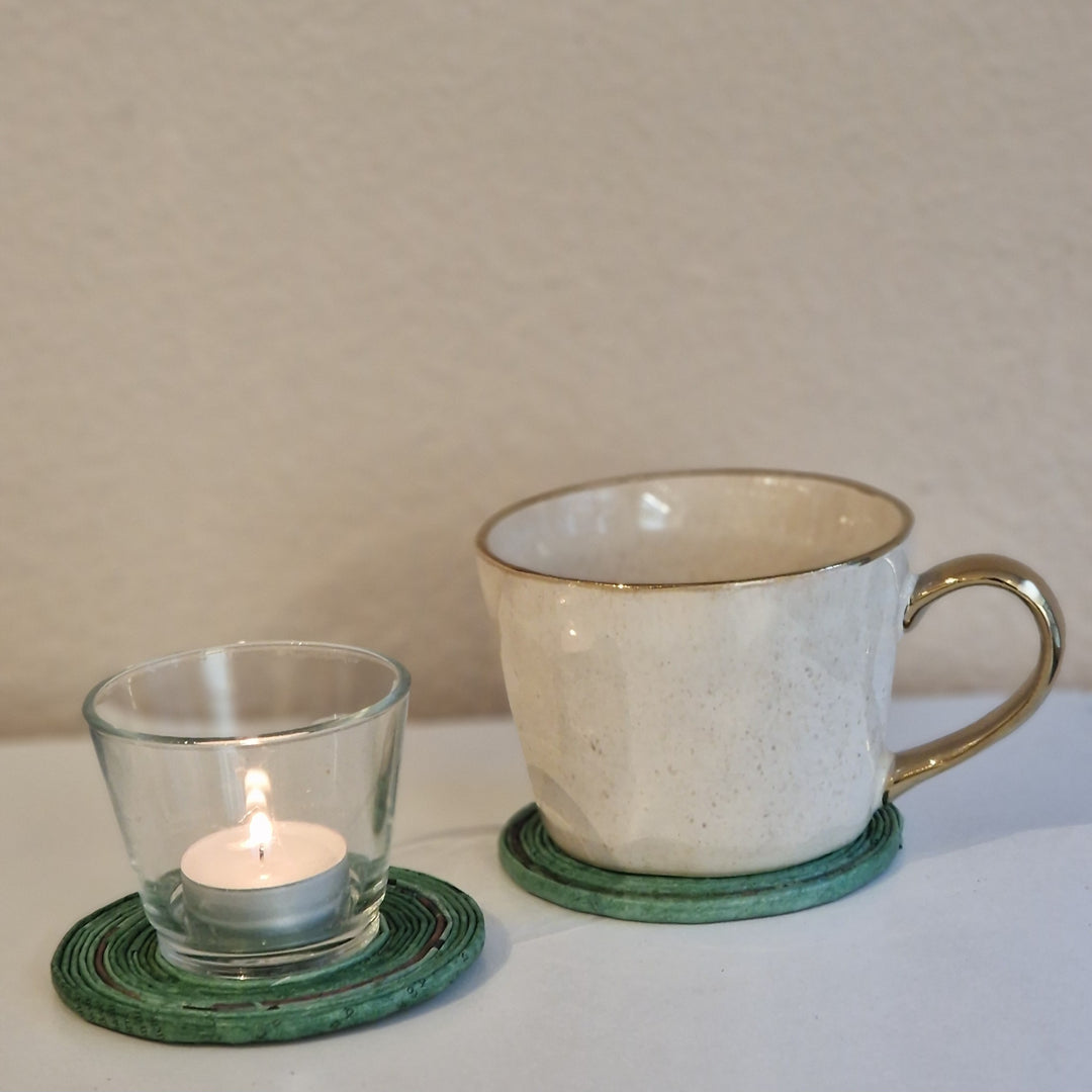 Untersetzer Dunkelgrün