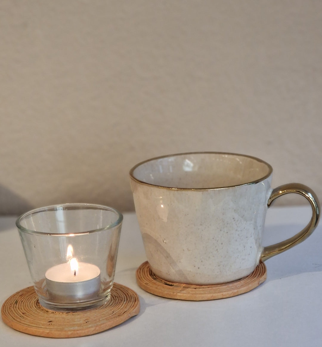 Untersetzer Hellorange